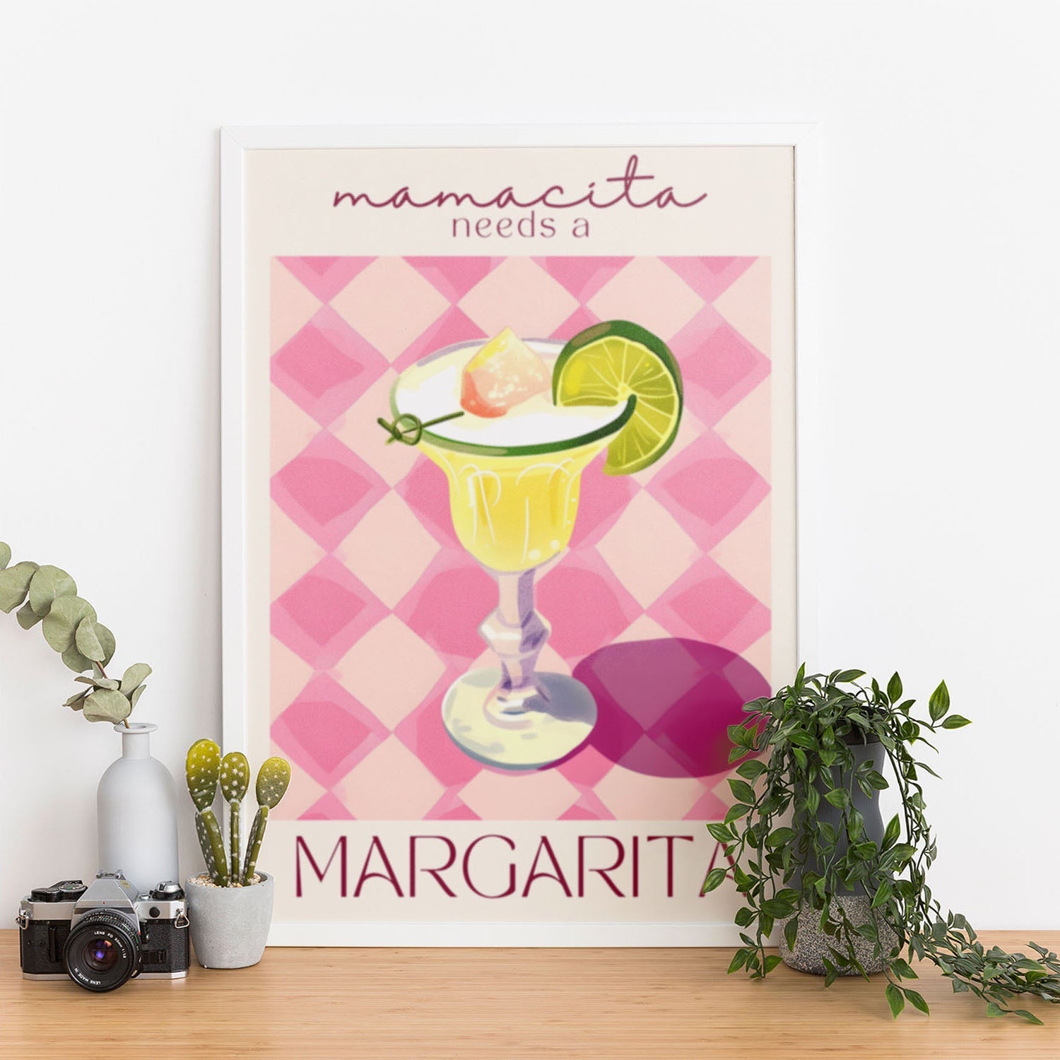 Wes Co Gallery Poster Margarita Moments 11 x 17" Home Goods - Summer Border or edge to edge Art Print