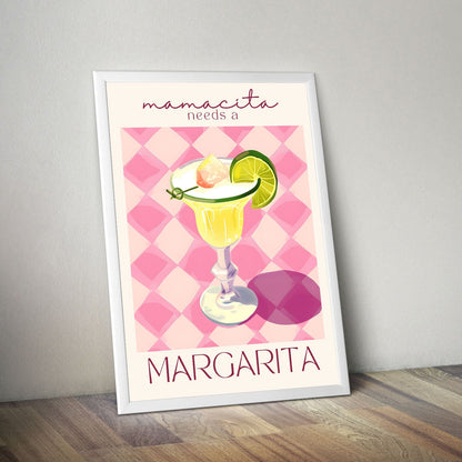 Wes Co Gallery Poster Margarita Moments 11 x 17" Home Goods - Summer Border or edge to edge Art Print