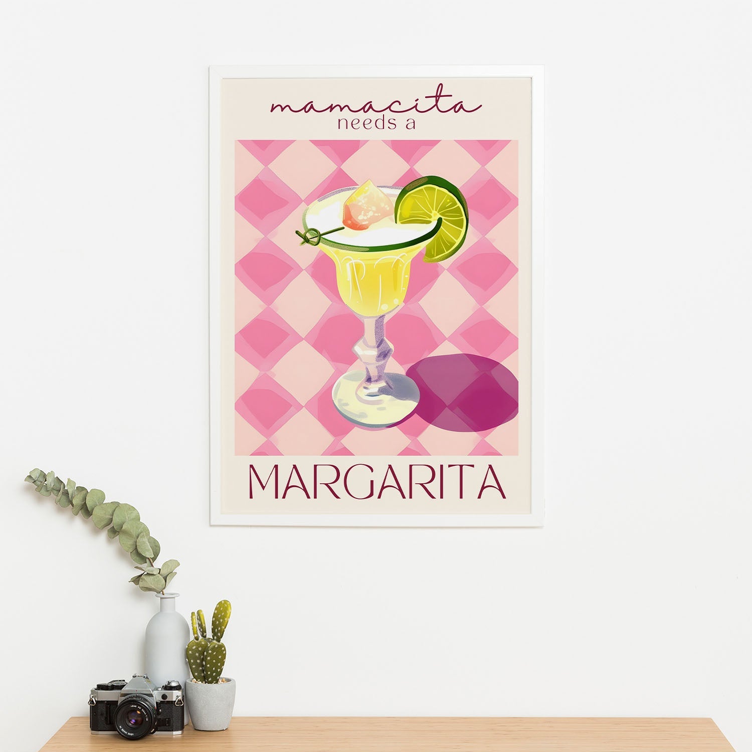 Wes Co Gallery Poster Margarita Moments 11 x 17" Home Goods - Summer Border or edge to edge Art Print