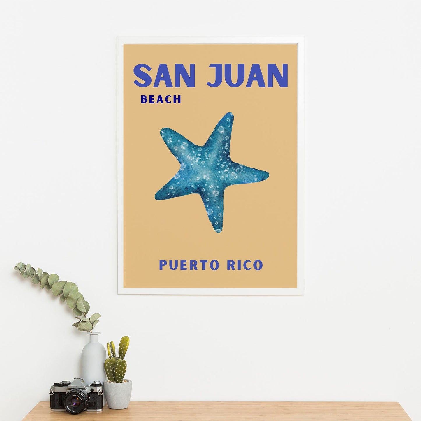 Wes Co Gallery Poster San Juan Puerto Rico Colorful Travel 16 x 20" Home Goods - Travel Illustrations Edge to edge Art Print