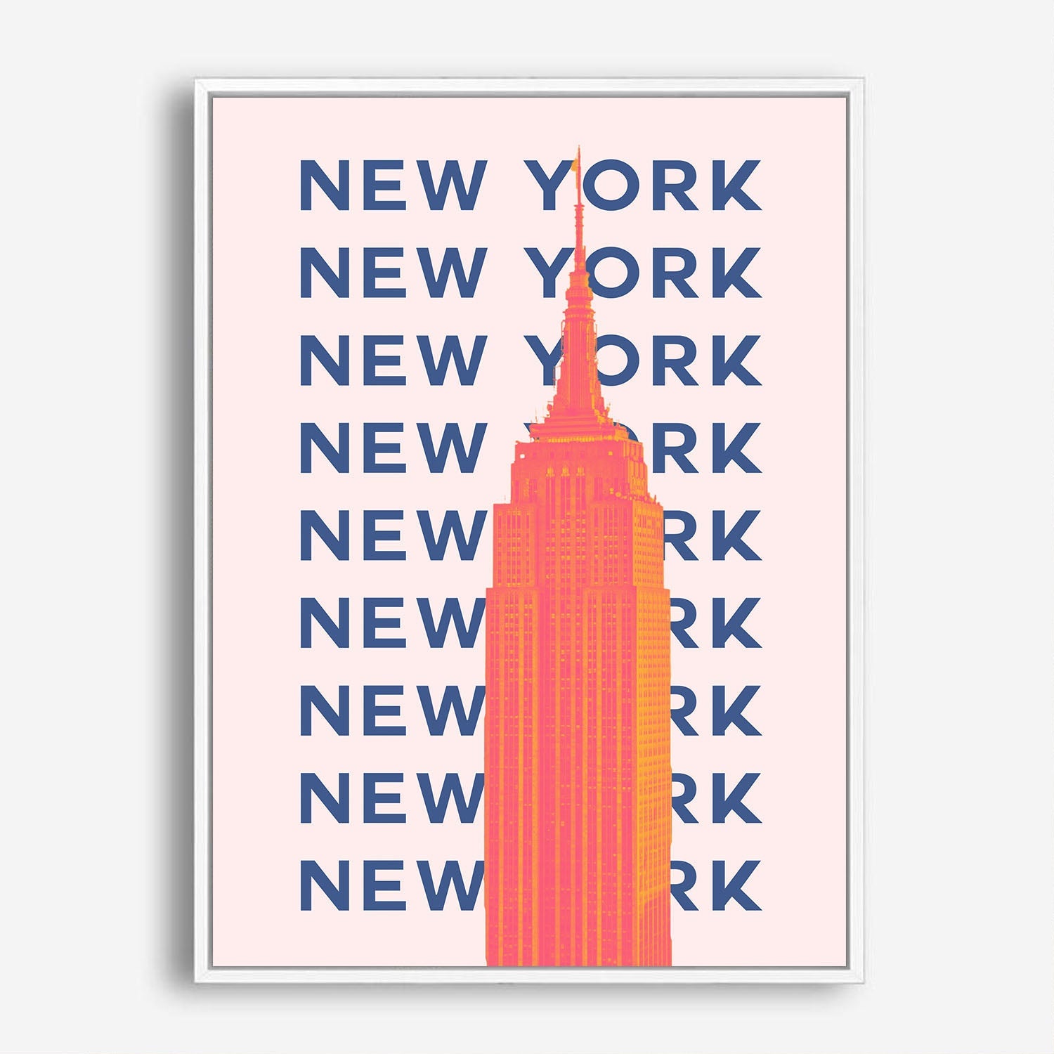 Wes Co Gallery Poster New York City Colorful Travel 5 x 7" Home Goods - Travel Illustrations Edge to edge Art Print